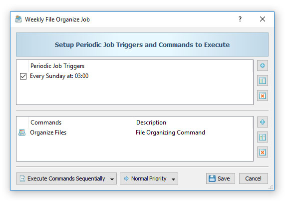 File Organizing Periodic Job